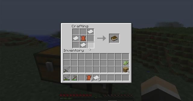 Crafting books in 'Minecraft'