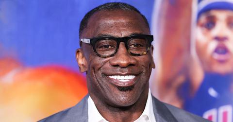 Shannon Sharpe at the premiere of 'The Redeem Team' in 2022.