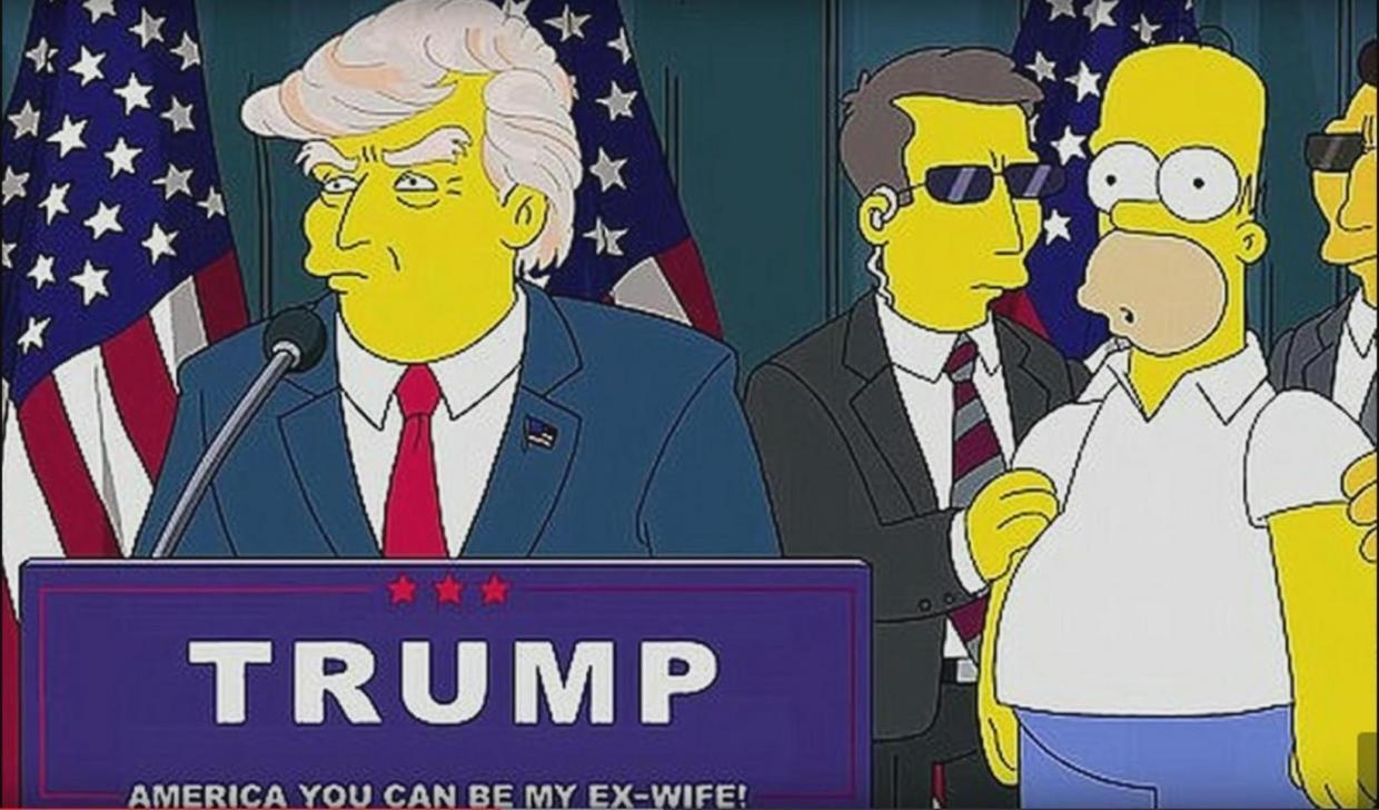 trump simpsons