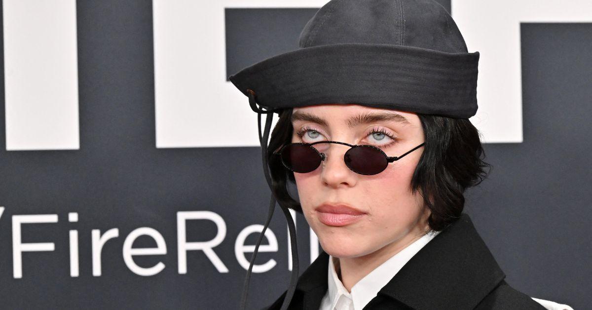 Billie Eilish at the 2025 Grammy Awards. 