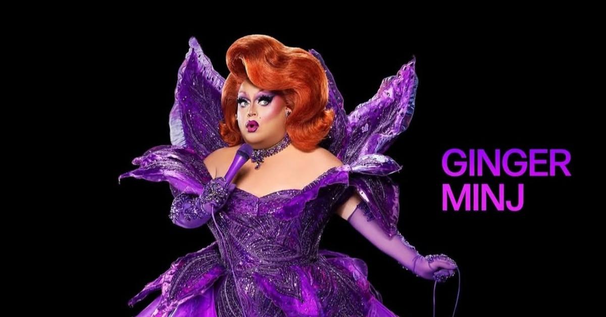 Ginger Minj posing for 'RPDR All Stars' 10