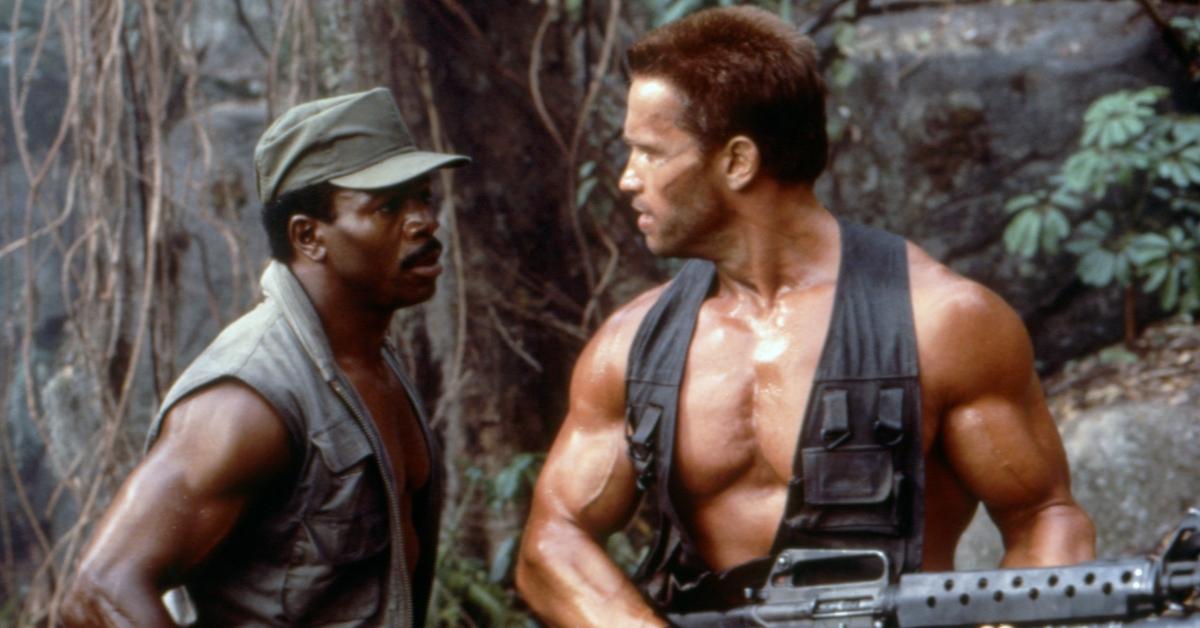 Carl Weathers and Arnold Schwarzenegger