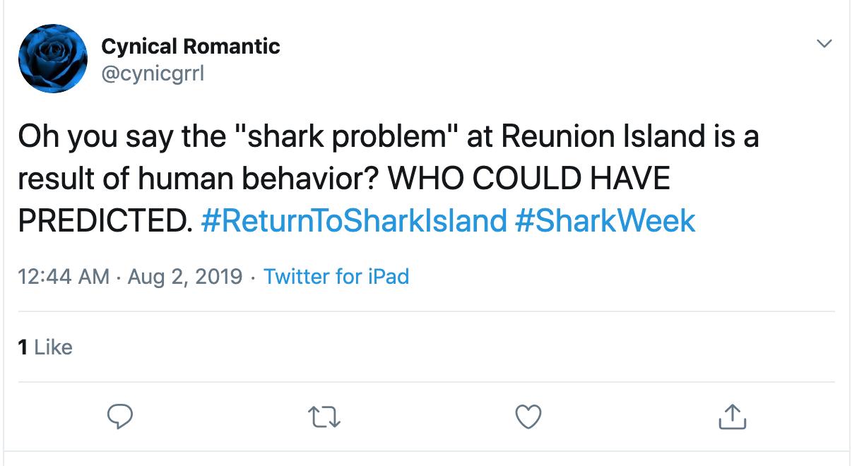 where is reunion island shark week