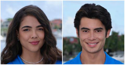 (l-r): Marina Marcondes De Barros and Nicolas Cattelan