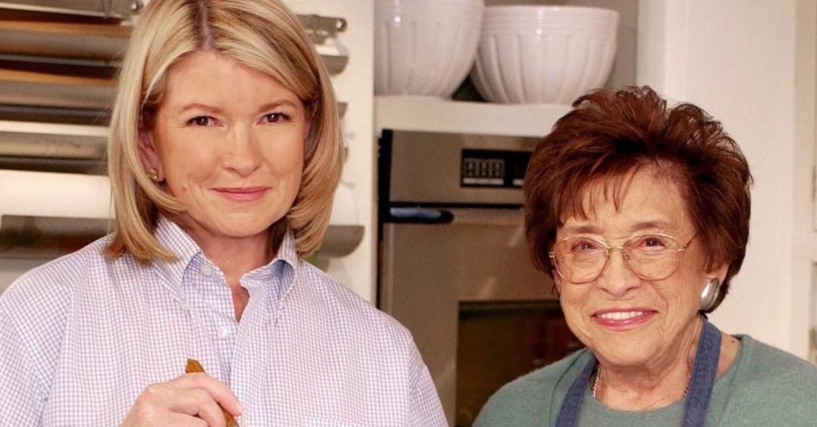 Martha Stewart and her mother