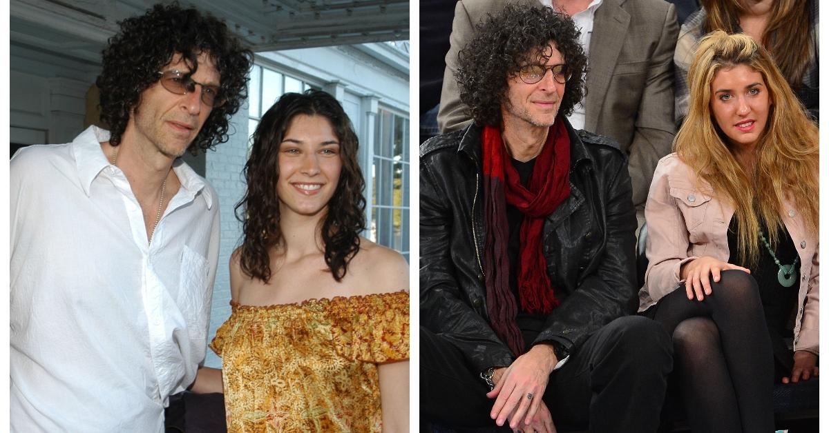 Howard Stern and daughters Emily Stern and and Ashley Stern