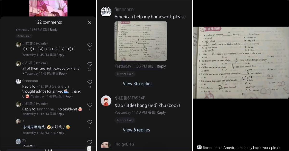 American Users on RedNote Are Now Helping Chinese Users With Their English Homework