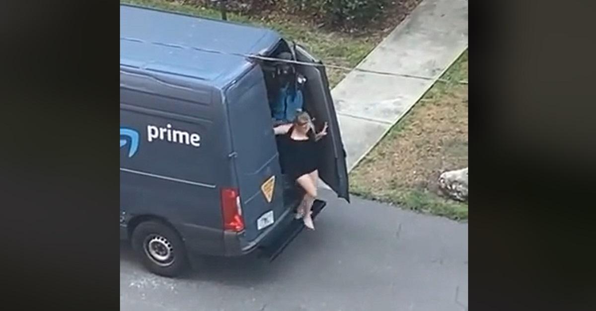 A Bizarre Video of an Amazon Delivery Van Is Going Viral on TikTok