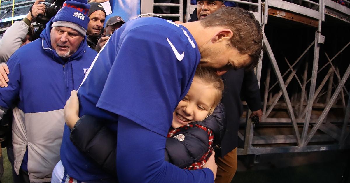 Eli Manning Joined by Wife Abby McGrew and 4 Kids for New York Giants  Retirement Press Conference