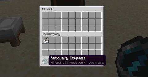 Recovery compass in 'Minecraft'