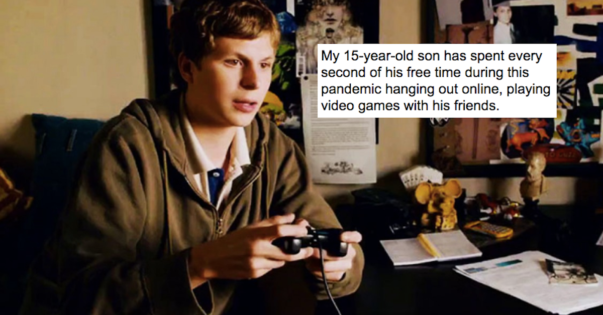 son plays video games all day