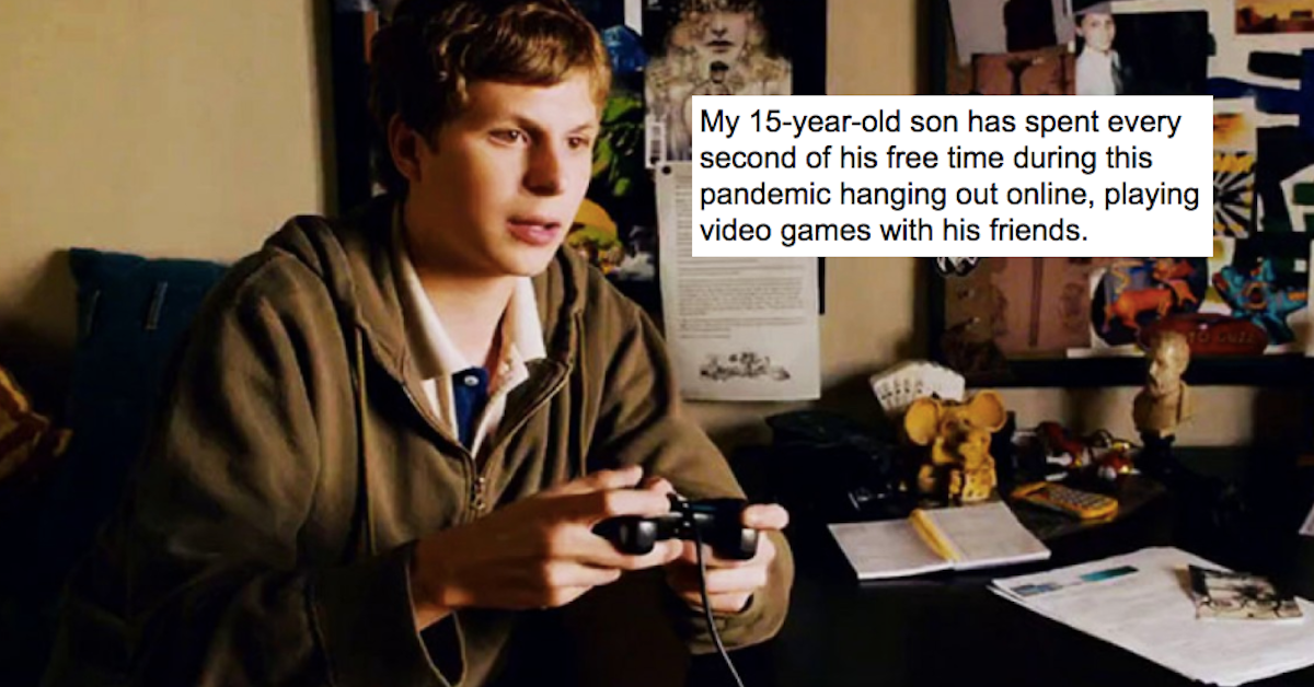 Should my son play video games with strangers online?