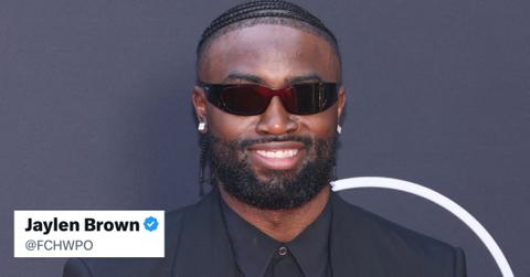 Jaylen Brown attending the 2024 Espys.