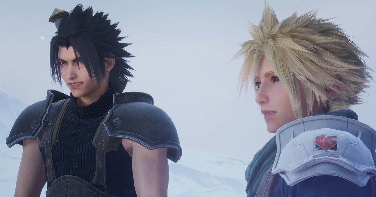 Zack and Cloud in 'Crisis Core: -Final Fantasy VII- Reunion'