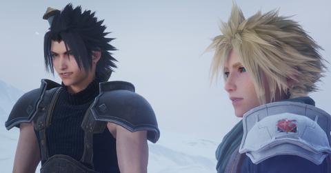 Zack and Cloud in 'Crisis Core: -Final Fantasy VII- Reunion'