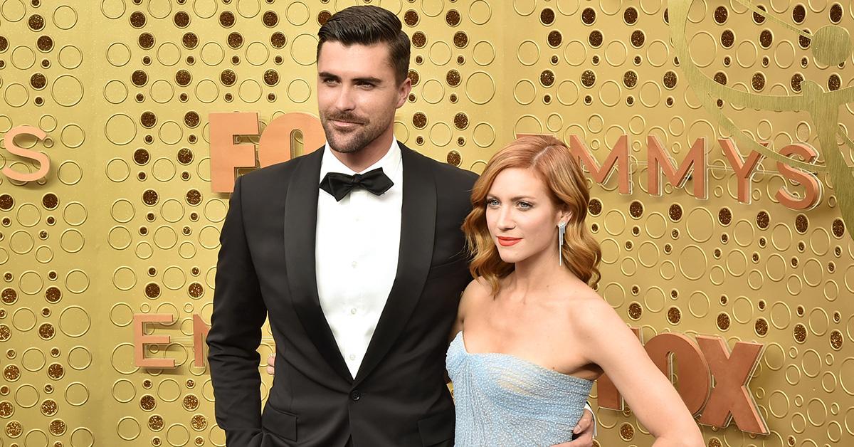 Tyler Stanaland and Brittany Snow at the 2019 Emmys.