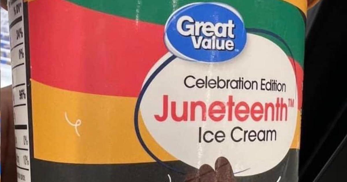 Walmart Juneteenth Ice Cream