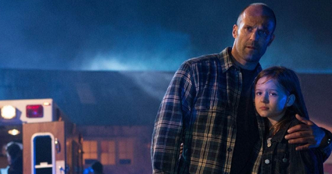 Jason Statham and Izabela Vidovic in 'Homefront'