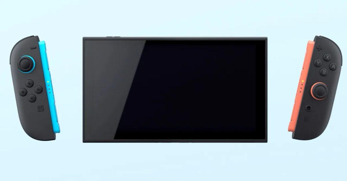 The Switch 2 with its controllers disconnected. 