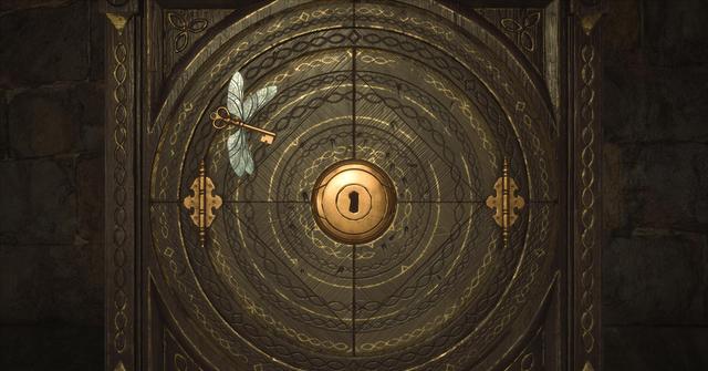 Close-up of the Daedalian Chest in 'Hogwarts Legacy'