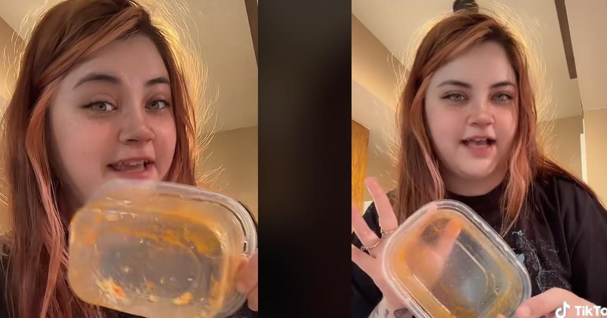 Details on the TikTok Tupperware Cleaning Hack
