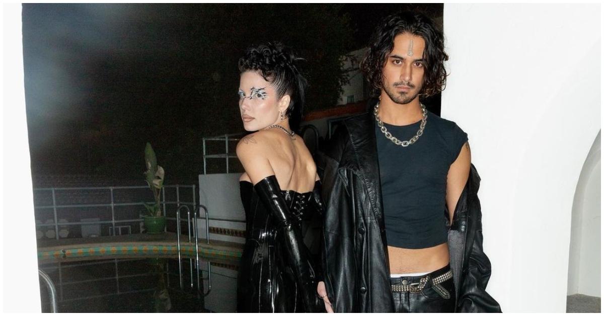 (l-r): Halsey and Avan Jogia at LA Fashion Week 