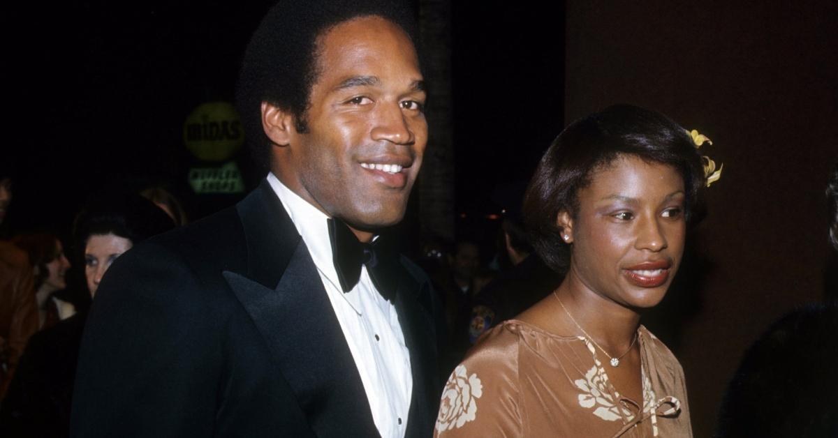 O.J. Simpson and Marguerite Whitley in 1977