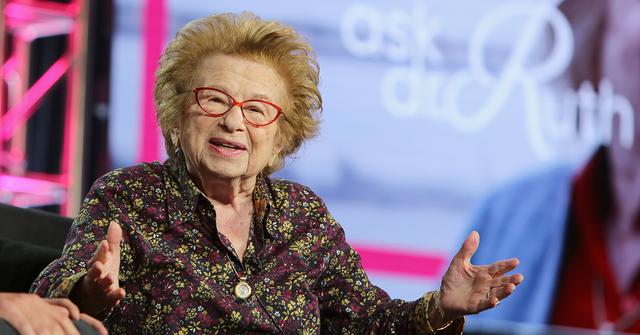 Dr. Ruth speaking at TCAs.