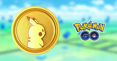 'Pokémon GO' Close-up of a Pikachu on a PokéCoins.