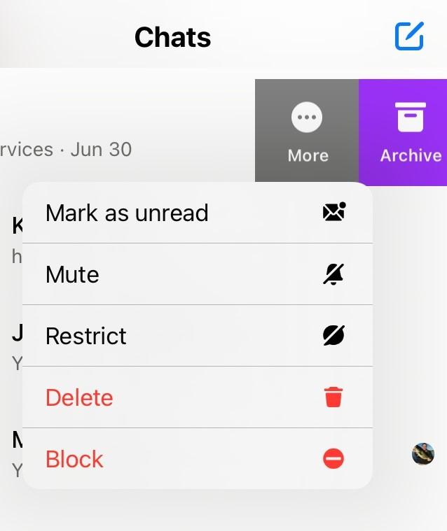 Facebook Messenger Mute