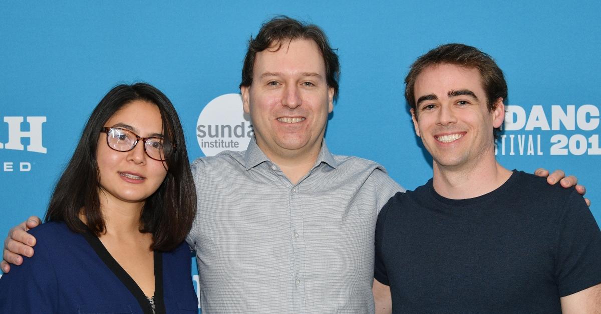 The real Tyler Shultz (R) with fellow whistleblower Erika Cheung (L) and Wall Street Journal reporter John Carreyrou