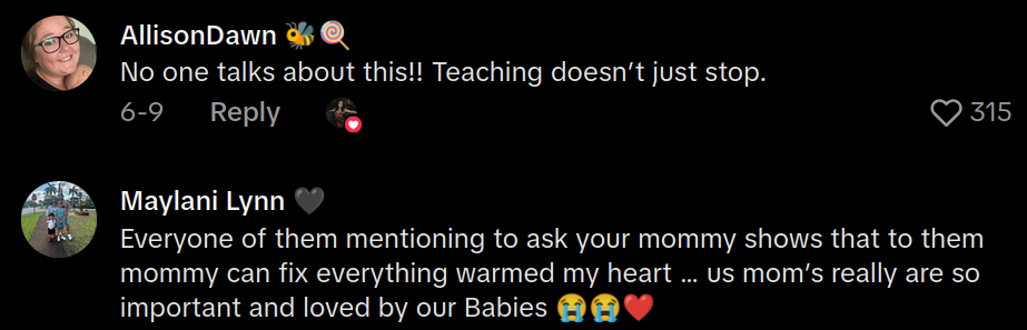 kindergartners comfort crying teacher