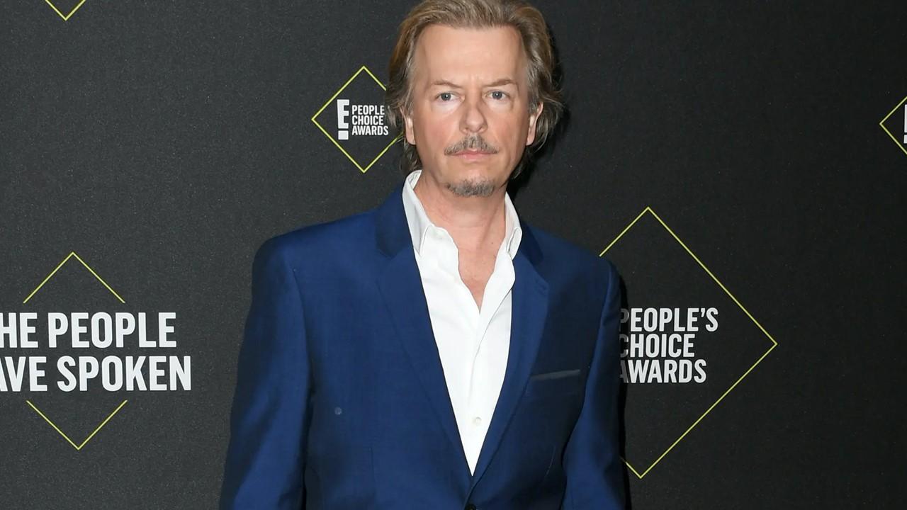 David Spade at the 2019 E! People's Choice Awards at Barker Hangar on Nov. 10, 2019