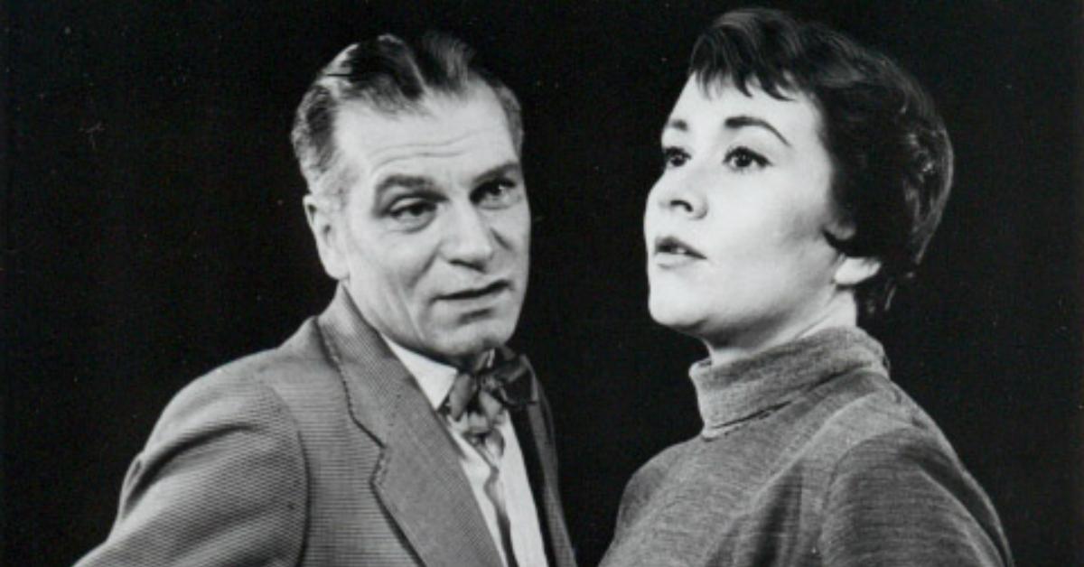 Laurence Olivier and Joan Plowright in 1960