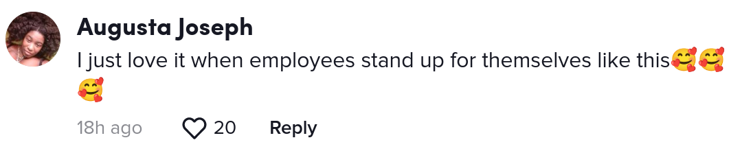 employee tells off unreasonable boss