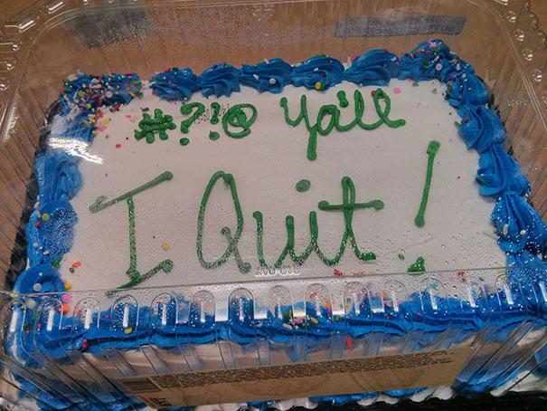 quit cake