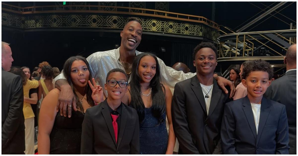 Dwight Howard and his kids