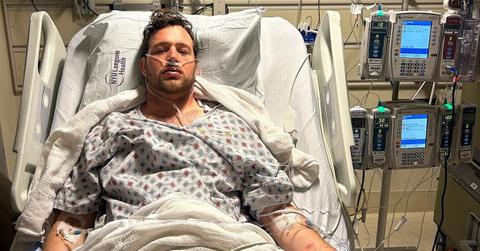 Kyle Viljoen in the hospital