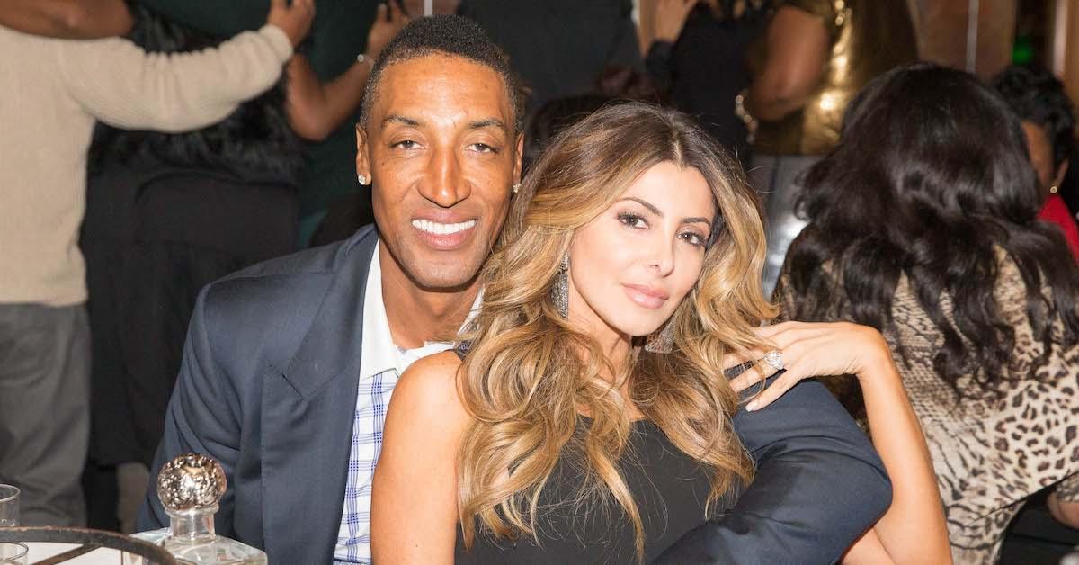 (l-r): Scottie Pippen and Larsa Pippen