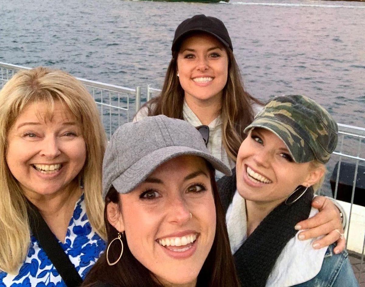 Donna Hilty, with her daughters Megan, Lauren, and Kristen