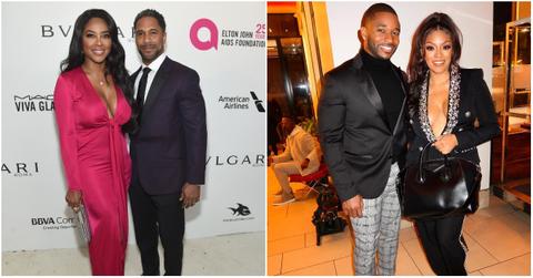 (l-r): Kenya Moore and Marc Daly; Ralph Pittman Jr. and Drew Sidora