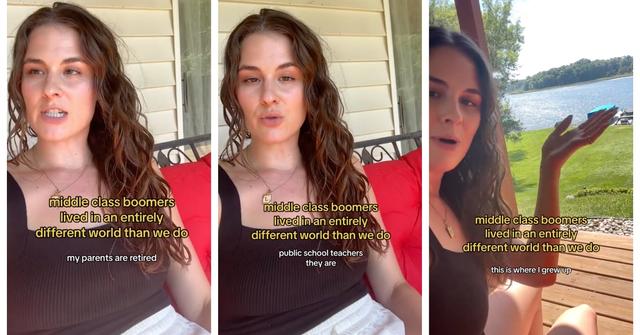 Public school teachers owned lake house in 1990 TikTok