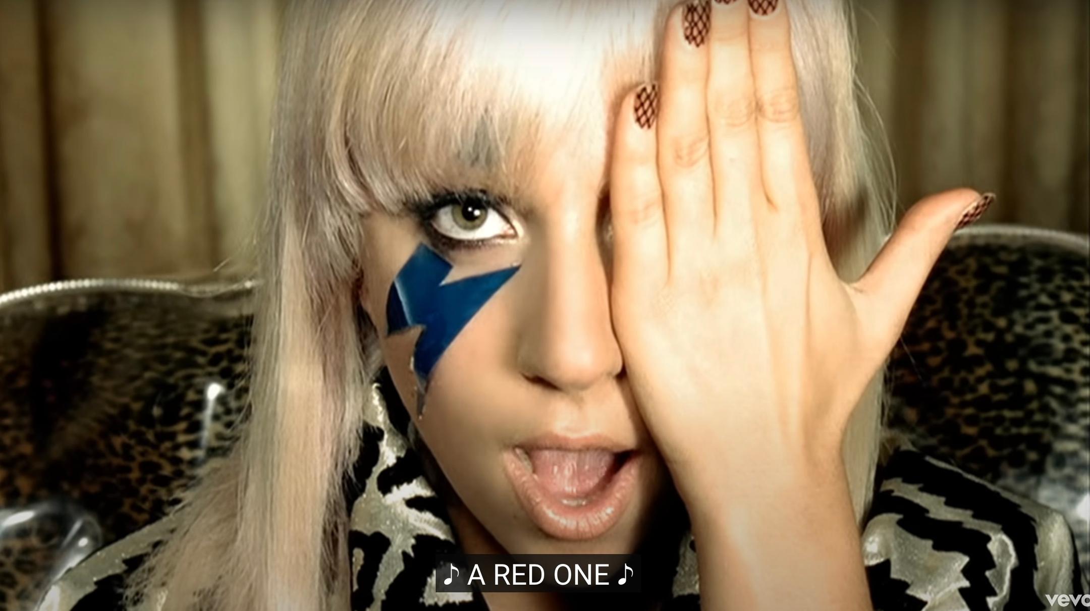 Lady Gaga's Just Dance The First Two Lyrics Are Not Red Wine