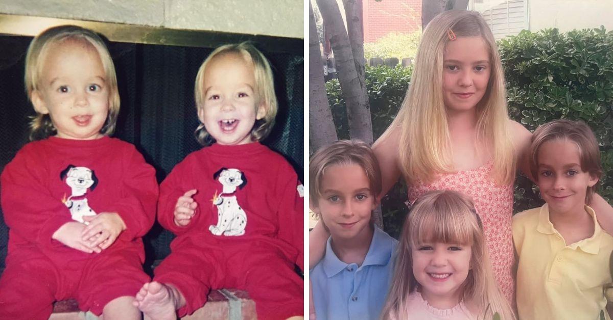 Sawyer Sweeten with his siblings