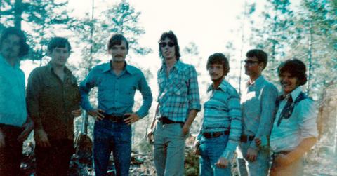 Travis Walton (3rd from the left) and crew