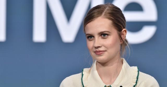 Angourie Rice in a white blouse at a 'The Last Thing He Told Me' press event