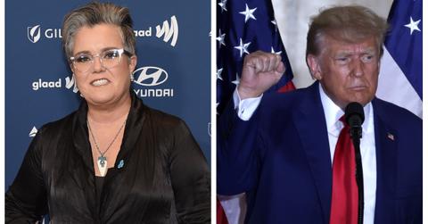Rosie O'Donnell and Donald Trump