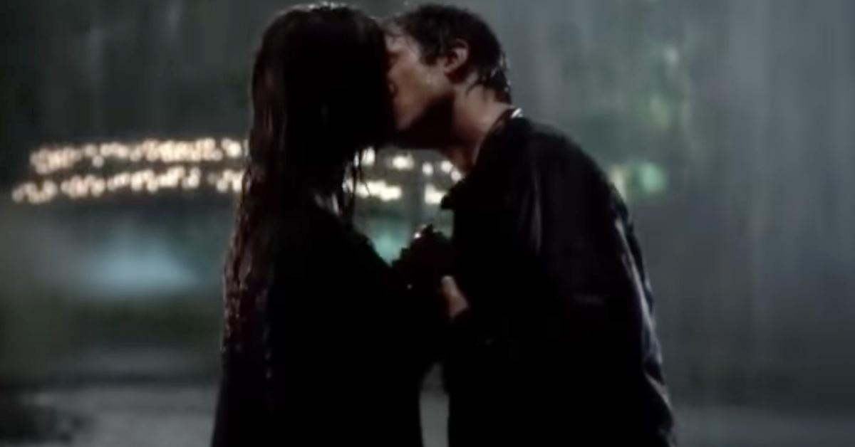 The infamous Delena Rain Kiss