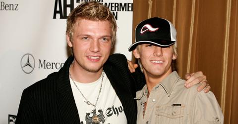 Nick and Aaron Carter (l-r) arrive at the "3rd Annual Artist Celebration & Pre-Grammy Brunch"