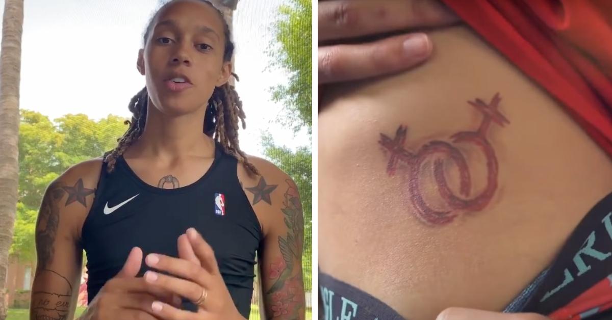 Brittney Griner 15 of United States during the womens basketball game  against Canada is just one of many athletes with epic tat  Brittney griner  Wnba Olympians